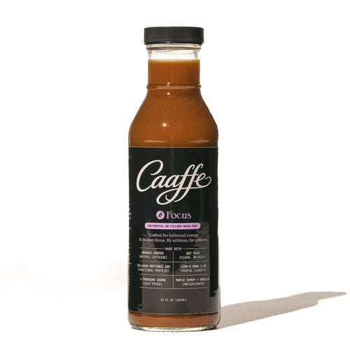 CAAFFE Focus ready to drink bottle of functional coffee